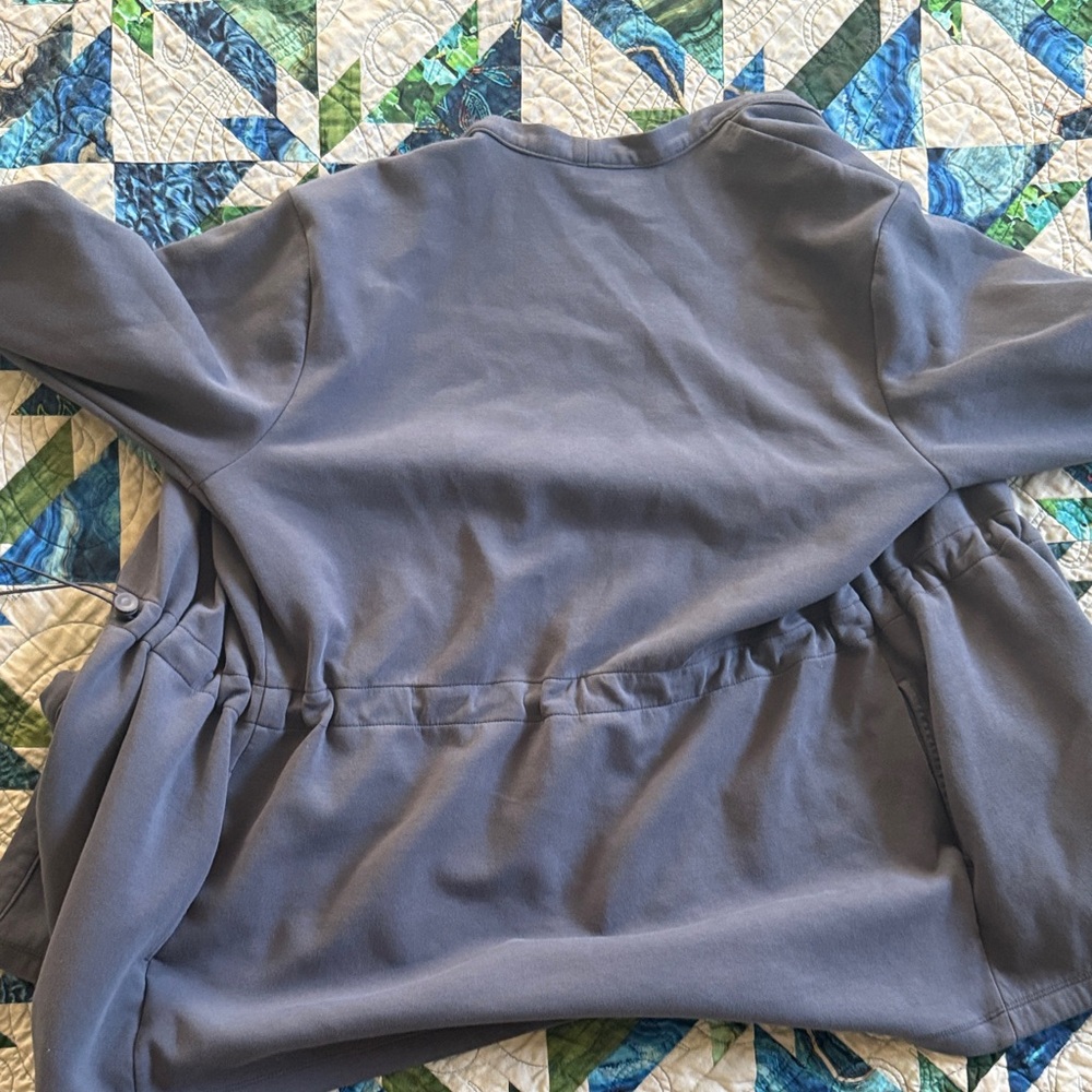 tek gear Gray Open-Front Drawstring Jacket - Picture 3 of 5